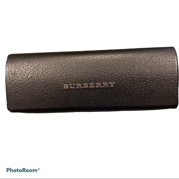 Burberry black leather  sunglasses case - Picture 1 of 11